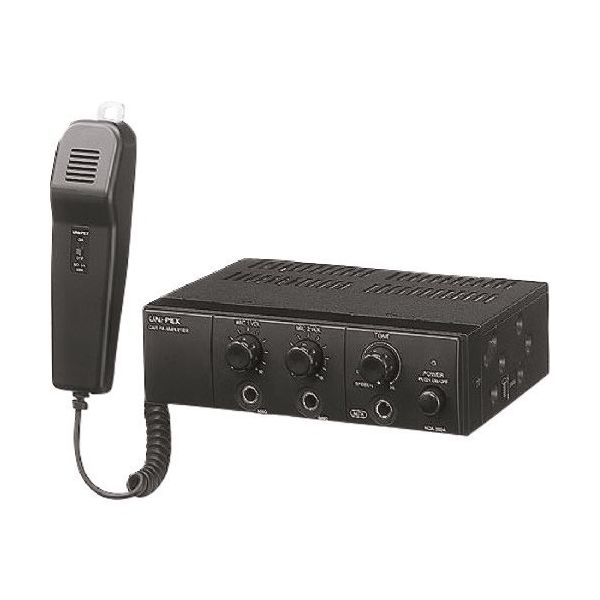 ユニペックス 車載アンプ 20W 24V用 NDA-204A 1台 268-8519（直送品）