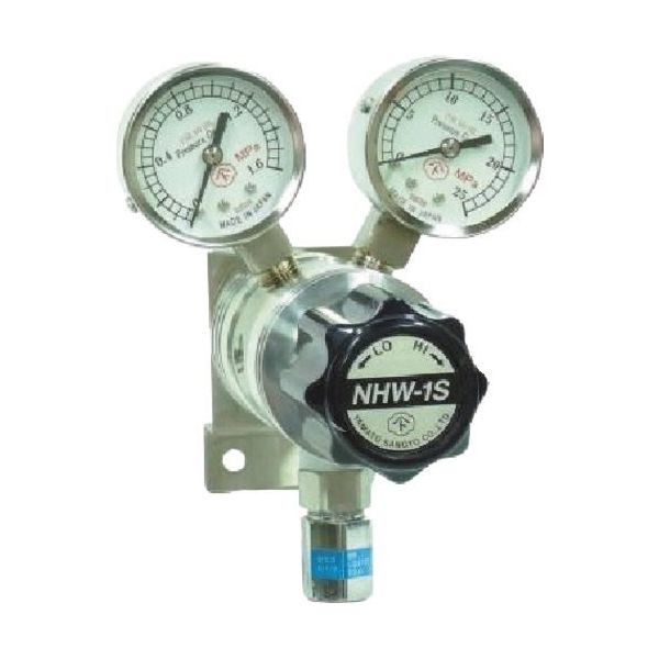 ヤマト産業 ヤマト 分析機用フィン付二段微圧調整器 NHW-1