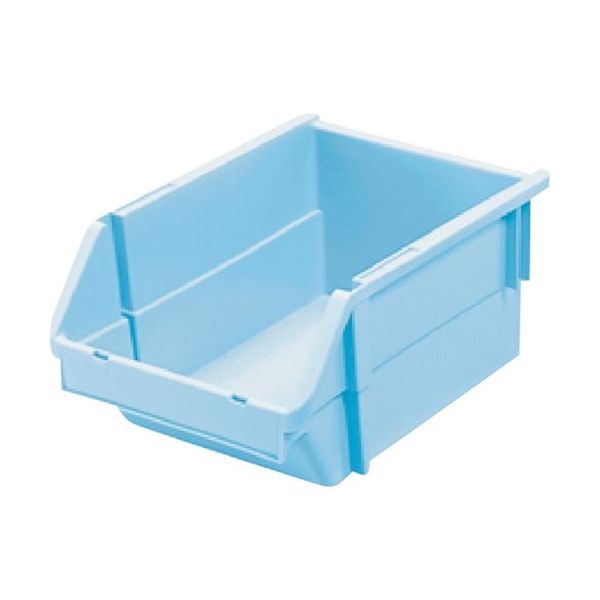 ヒシ T型コンテナ(ネスティングタイプ) パステルブルー W192×D285×H140 PAT-5-PB 1セット(12個)（直送品）
