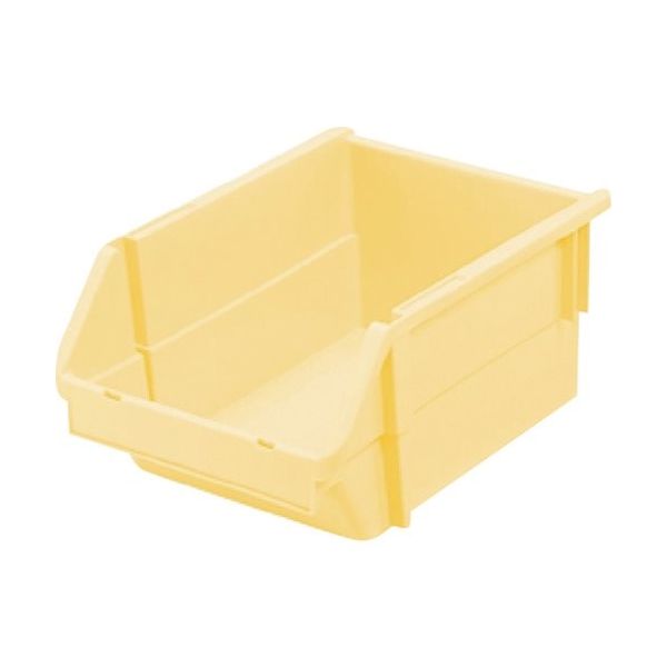 ヒシ T型コンテナ(ネスティングタイプ) パステルイエロー W192×D285×H140 PAT-5-PY 1セット(12個)（直送品）