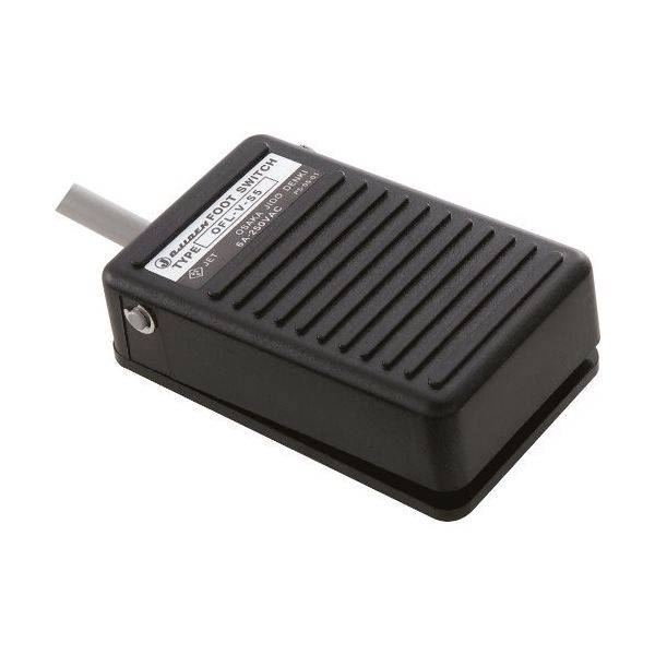 大阪自動電機 オジデン フットスイッチブラック VCTF0.5X4X1.5M OFL-2VG-S5 BK 1個 145-5040（直送品）