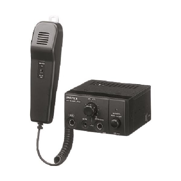 ユニペックス 車載アンプ 10W 24V用 NT-104A 1台 268-8502（直送品）