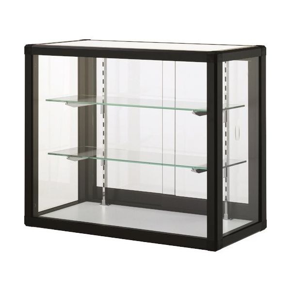 ハヤノ産業 ハヤノ フォルティッシュ アップケース マットブラック プッシュ錠付 900×300 P90305B-P 1台 167-8965（直送品）