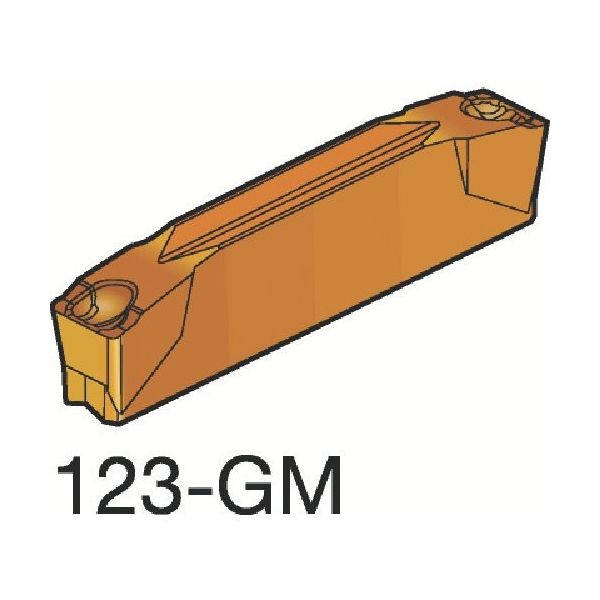 SANDVIK コロカット1・2 溝入れ加工用チップ(320) H13A N123G2-0318-0003-GM 1セット(10個)（直送品）