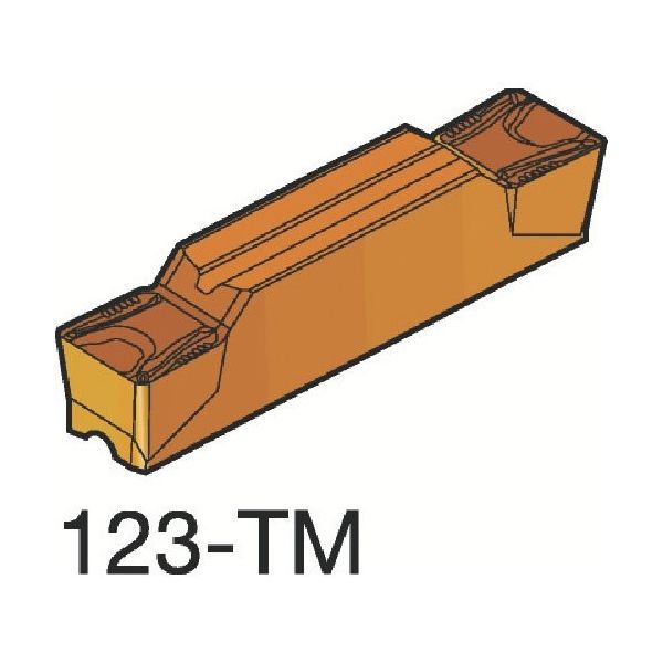 SANDVIK コロカット1・2 旋削加工用チップ(320) H13A N123J2-0500-0008-TM 1セット(10個)（直送品）