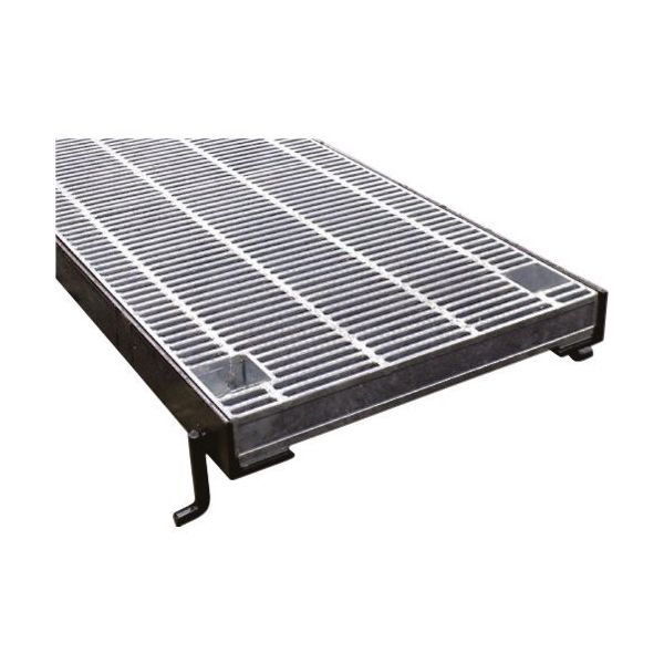 宝機材 タカラ LSハイテングレーチング ボルト固定式一般用 細目 Tー25 NBH44-45A 1枚 215-1712（直送品）