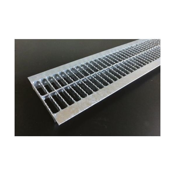 奥岡製作所 奥岡 スチール製 U字溝用 グレーチング 溝幅180用 中間目 ノンスリップ OKUN-M3 18-25 1枚 168-5884（直送品）
