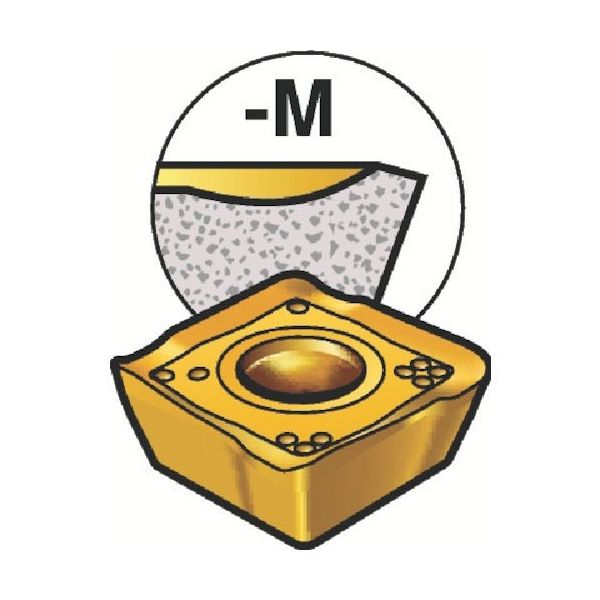 サンドビック SANDVIK コロミル490 フライス加工用チップ(355) 4220 490R-08T316M-PM 1セット(10個)（直送品）