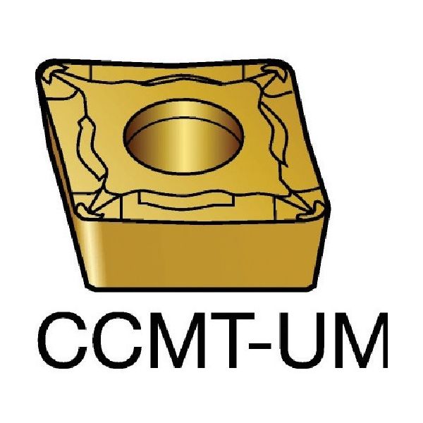 サンドビック SANDVIK コロターン107 旋削用ポジチップ(130) 1515 CCMT 09 T3 04-UM 1セット(10個)（直送品）