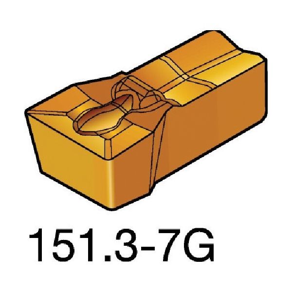 SANDVIK TーMax Qーカット 突切り・溝入れチップ(310) 3020 N151.3-300-25-7G 1セット(10個)（直送品）