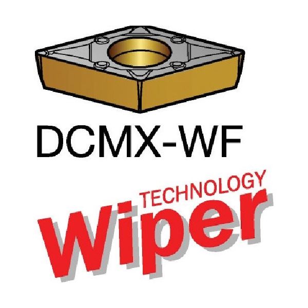 サンドビック SANDVIK コロターン107 旋削用ポジチップ(120) 1515 DCMX 07 02 04-WF 1セット(10個)（直送品）