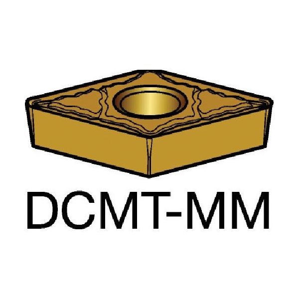 サンドビック SANDVIK コロターン107 旋削用ポジチップ(120) 2015 DCMT 07 02 08-MM 1セット(10個)（直送品）