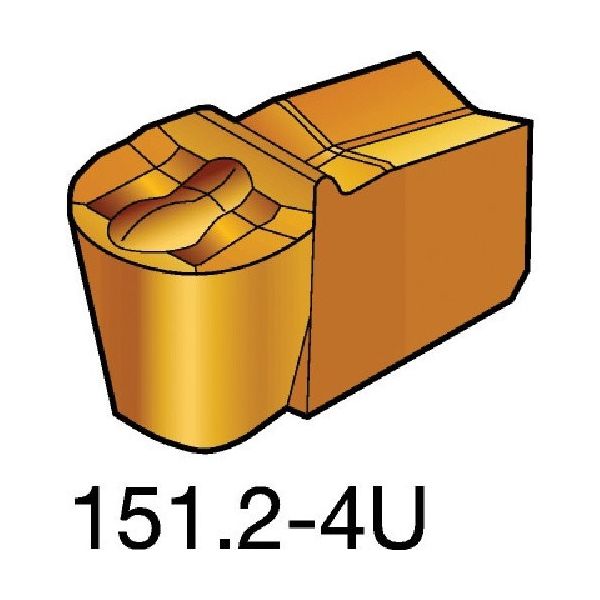 SANDVIK TーMax Qーカット 突切り・溝入れチップ(310) H13A N151.2-300-25-4U 1セット(10個)（直送品）