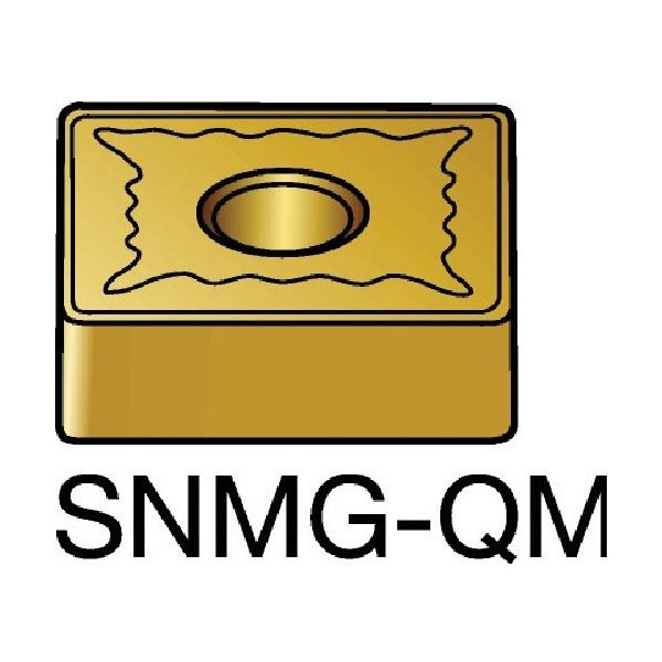 サンドビック SANDVIK TーMax P 旋削用ネガチップ(110) S05F SNMG 12 04 08-QM 1セット(10個)（直送品）