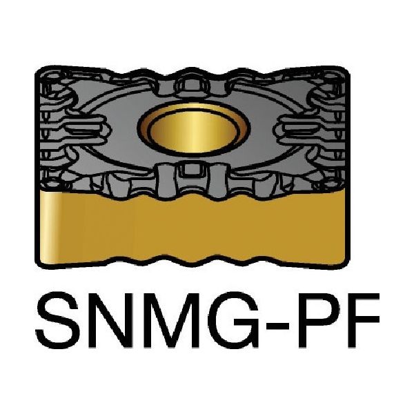 サンドビック SANDVIK TーMax P 旋削用ネガチップ(110) 1515 SNMG 12 04 12-PF 1セット(10個)（直送品）