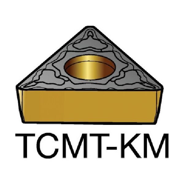 サンドビック コロターン107 旋削用ポジチップ(120) 3210 TCMT 09 02 04-KM 1セット(10個) 579-2738（直送品）