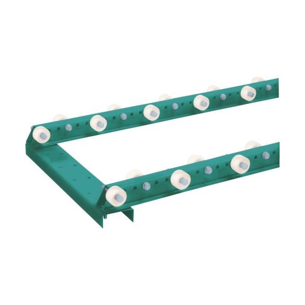 三鈴工機 三鈴 千鳥型樹脂ホイールコンベヤ 径36XT20XD8 MWR36C-0518 1台 127-9941（直送品）