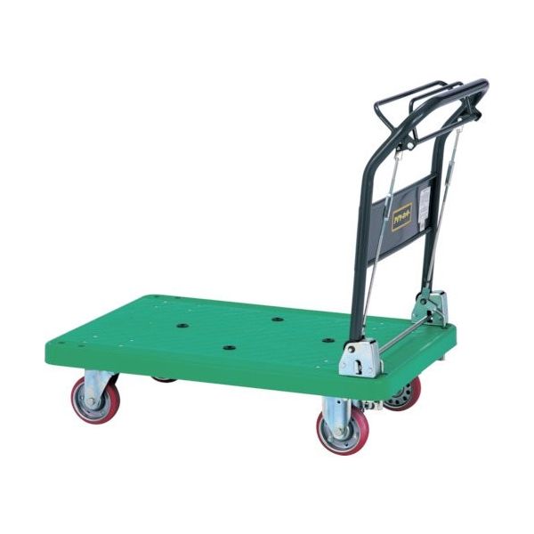 石川製作所 アイケー 樹脂製ハンドブレーキ付台車 P301HBG 1台 126-4700（直送品）