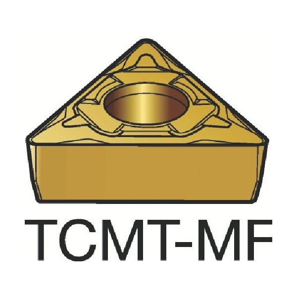 サンドビック コロターン107 旋削用ポジチップ（120） TCMT 06 T1 04-MF