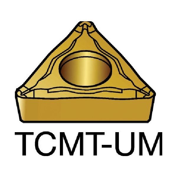 サンドビック SANDVIK コロターン107 旋削用ポジチップ(130) 1515 TCMT 09 02 04-UM 1セット(10個)（直送品）