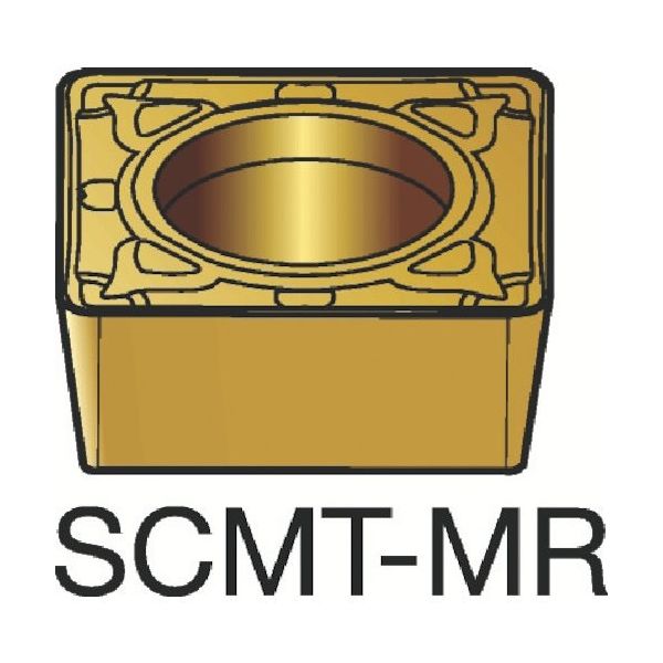 サンドビック SANDVIK コロターン107 旋削用ポジチップ(120) 2035 SCMT 12 04 12-MR 1セット(10個)（直送品）