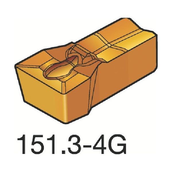 SANDVIK TーMax Qーカット 突切り・溝入れチップ(310) 235 N151.3-500-50-4G 1セット(10個)（直送品）