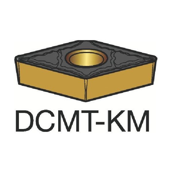 サンドビック SANDVIK コロターン107 旋削用ポジチップ(120) H13A DCMT 07 02 08-KM 1セット(10個)（直送品）