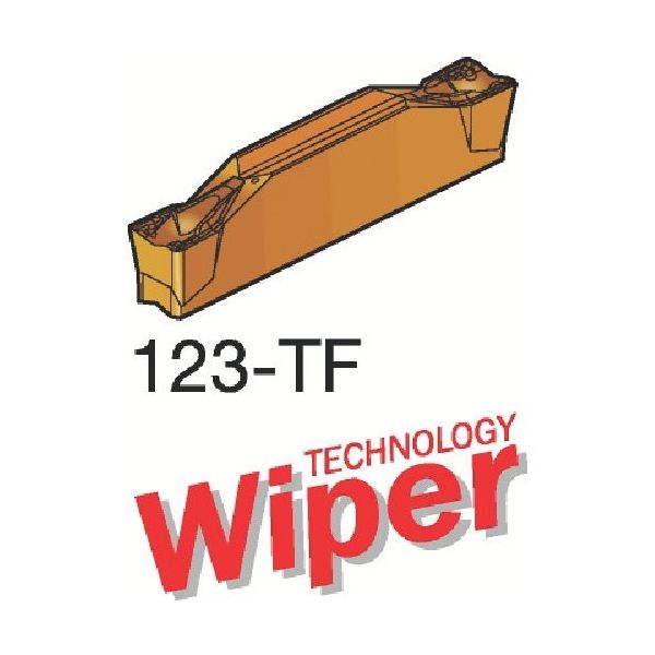 サンドビック コロカット1・2 旋削加工用チップ(320) H13A N123K2-0600-0004-TF 1セット(10個)（直送品）