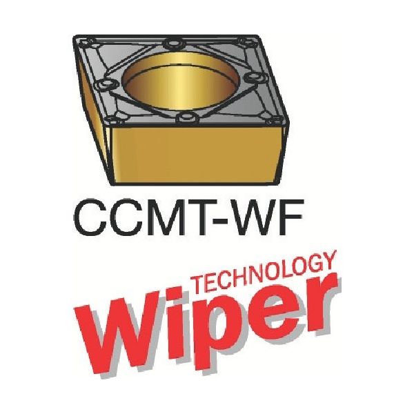 サンドビック SANDVIK コロターン107 旋削用ポジチップ(120) 1115 CCMT 06 02 04-WF 1セット(10個)（直送品）