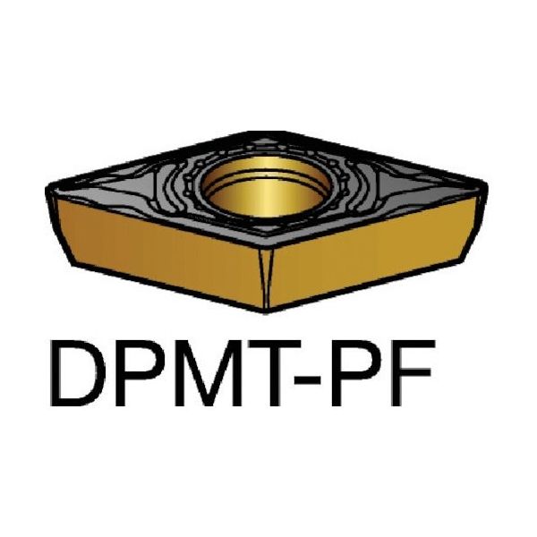 サンドビック コロターン111 旋削用ポジチップ（120） DPMT070202-PF