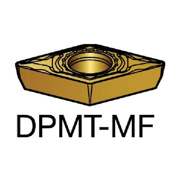 サンドビック コロターン111 旋削用ポジチップ（120） DPMT070204-MF