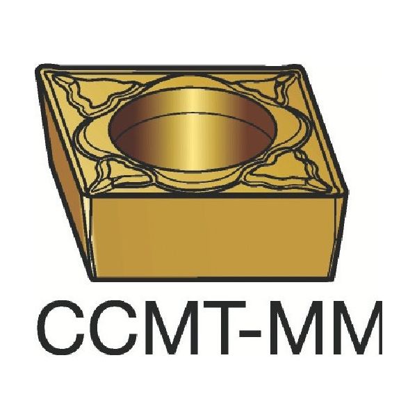 サンドビック SANDVIK コロターン107 旋削用ポジチップ(120) 1105 CCMT 12 04 04-MM 1セット(10個)（直送品）