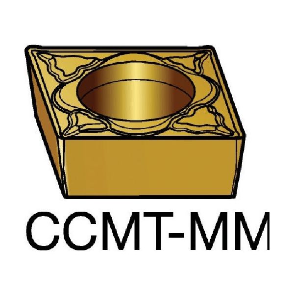 サンドビック SANDVIK コロターン107 旋削用ポジチップ(120) 2035 CCMT 12 04 04-MM 1セット(10個)（直送品）