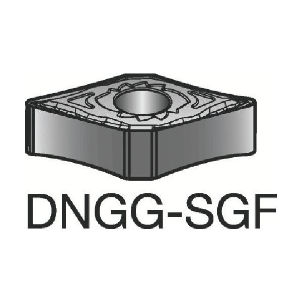 サンドビック SANDVIK TーMax P 旋削用ネガチップ(110) H13A DNGG 15 04 12-SGF 1セット(10個)（直送品）