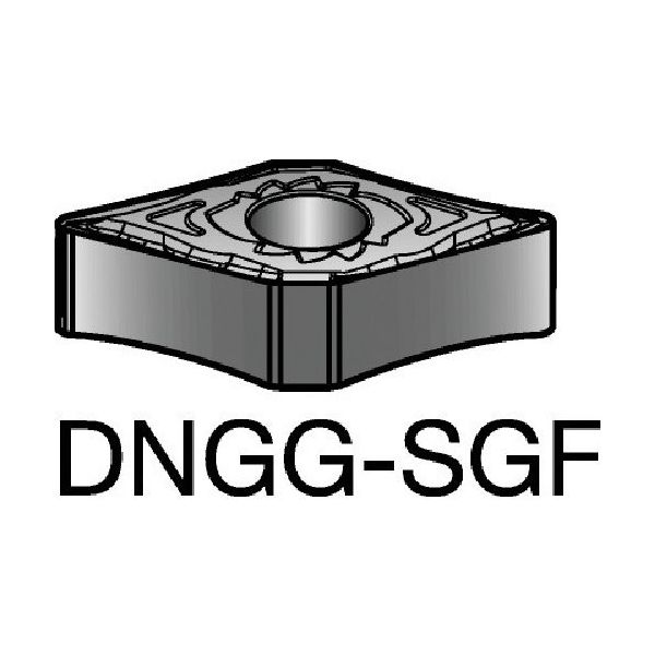 サンドビック SANDVIK TーMax P 旋削用ネガチップ(110) 1125 DNGG 15 06 04-SGF 1セット(10個)（直送品）