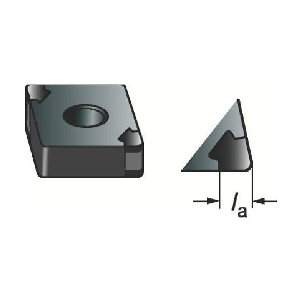 SANDVIK TーMax P 旋削用CBNネガチップ(620) 7525 CNGA120408T01020BWG 1セット(5個)（直送品）