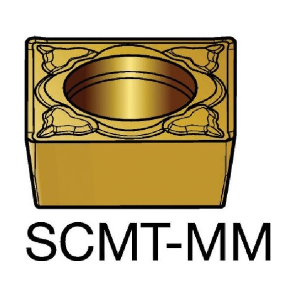 サンドビック SANDVIK コロターン107 旋削用ポジチップ(120) 2015 SCMT 09 T3 04-MM 1セット(10個)（直送品）