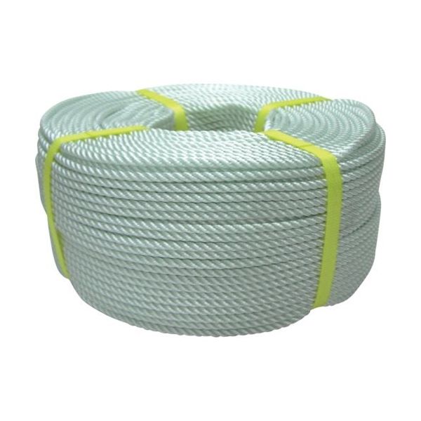 ユタカメイク ナイロンロープ 22mm×200m N22-200 1巻 128-0090（直送品）