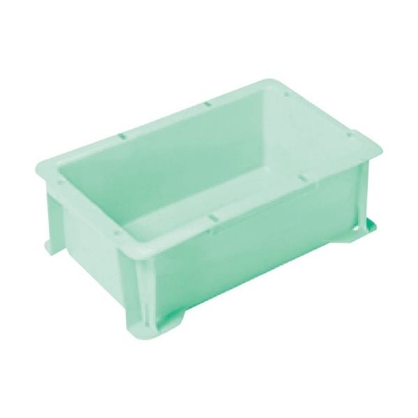 三菱ケミカルインフラテック ヒシ S型コンテナ パステルグリーン 有効内寸229×132×85mm PAS-3B-PG 1個（直送品）