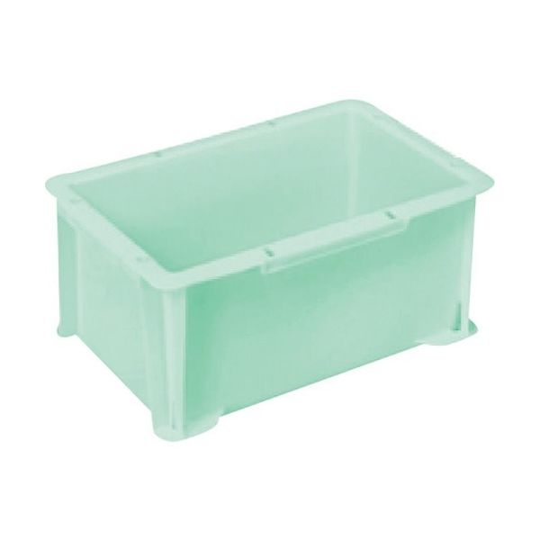 三菱ケミカルインフラテック ヒシ S型コンテナ パステルグリーン 有効内寸229×132×122mm PAS-4-PG 1個（直送品）
