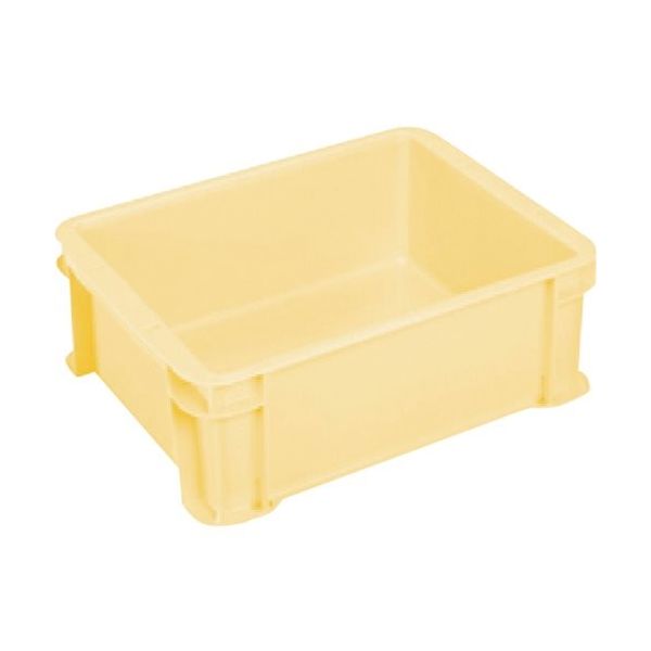 三菱ケミカルインフラテック ヒシ S型コンテナ パステルイエロー 有効内寸309×234×120mm PAS-9-PY 1個（直送品）