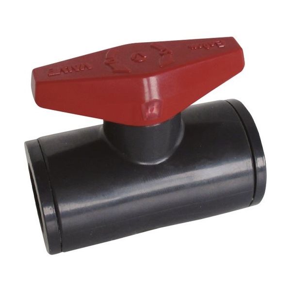 積水化学工業 エスロン ミニボール 本体材質PVC シール材質EPDM ねじ 15A MV12N 1台 211-7722（直送品）