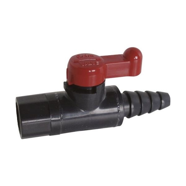 積水化学工業 エスロン ミニボール 本体材質PVC シール材質FKM めねじ1/4 ホース 6A MV6GHV 1台 209-8056（直送品）