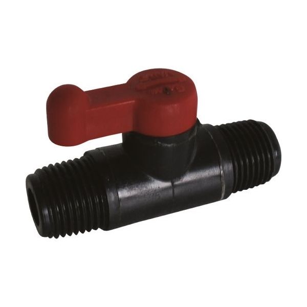 積水化学工業 エスロン ミニボール 本体材質PVC シール材質FKM おねじ1/4 6A MV6OOV 1台 209-3304（直送品）