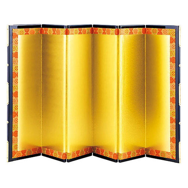 用美 料理用飾り 新6曲金屏風 [1個入] yub-38623（直送品