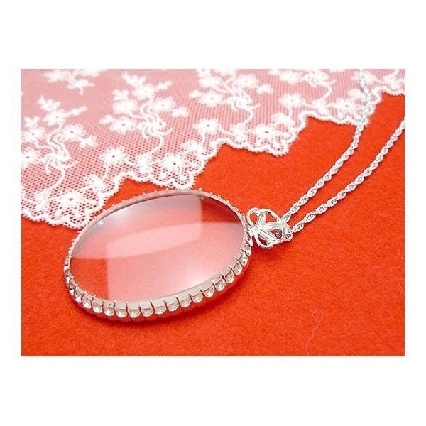 クリアー光学 ペンダントルーペ 4倍 30×40mm PW-18 1個 64-5276-72（直送品）