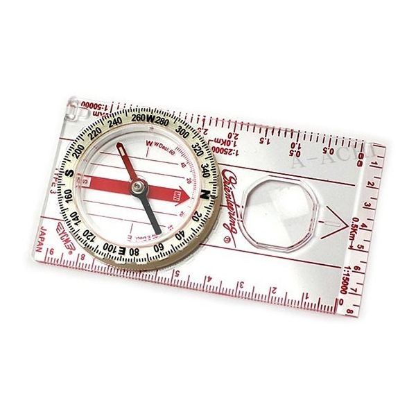 クリアー光学 方位磁石 オリエンテーリングコンパス G