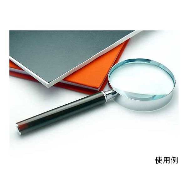 クリアー光学 手持ち高倍率ルーペ 拡大鏡 ガラスレンズ 4倍 65mm RK-65 1個 64-5272-77（直送品）