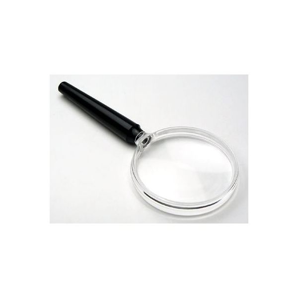 クリアー光学 手持ちプラルーペ 拡大鏡 プラレンズ 2.8倍 65mm PP-65 1個 64-5273-05（直送品）