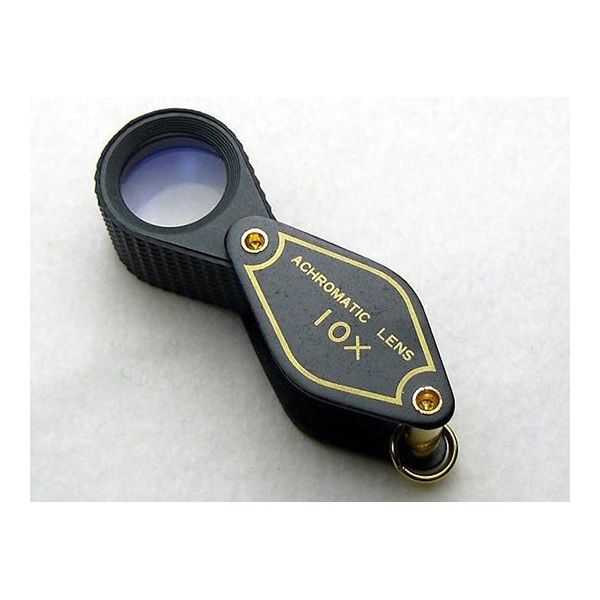 クリアー光学 鑑定ルーペ 高倍率 収差補正コートレンズ 10倍 17mm I-HA10N 1個 64-5274-43（直送品）
